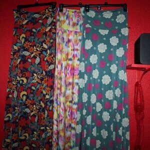 SET of 3  Small LuLaRoe Maxi Skirts